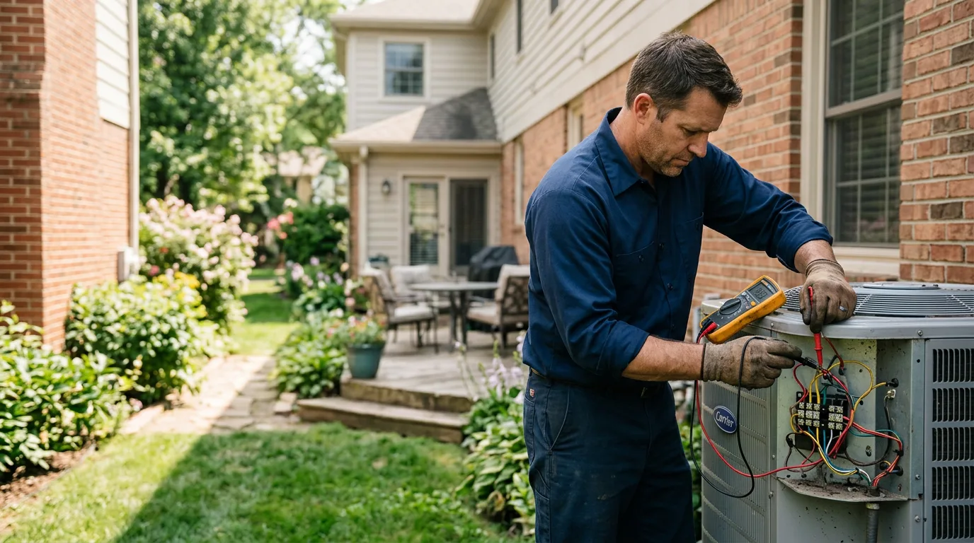 HVAC technician working near Mequon, WI